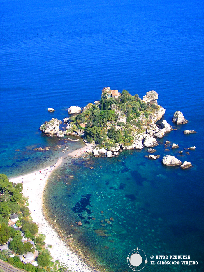 Isola Bella from Taormina